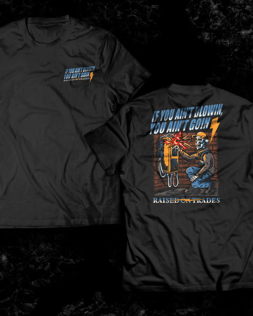 Blowin' and Goin' Electrician Tee